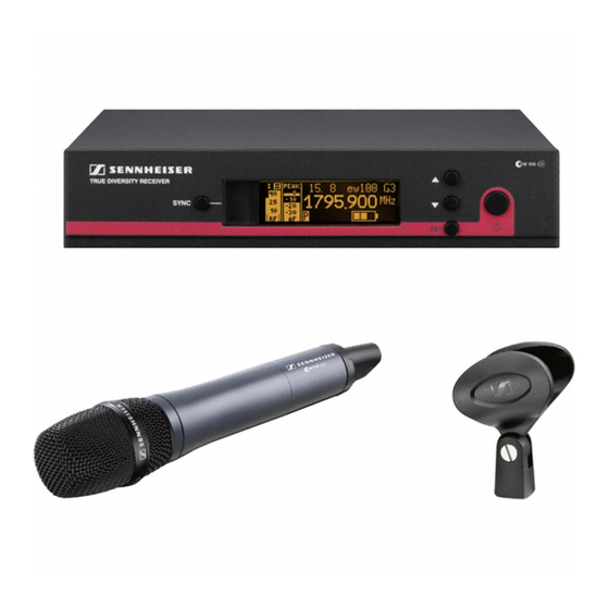 Sennheiser ME 2 Instructions For Use