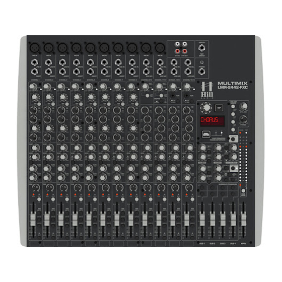 Hill Audio Multimix LMR-2442-FXC User Manual