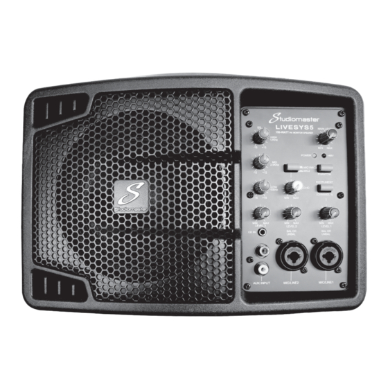Studiomaster Livesys 5 User Manual