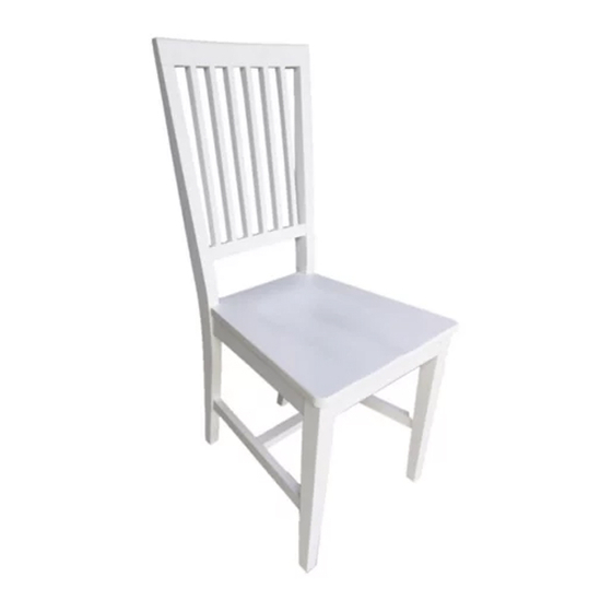 User Manuals: Canvas Concordia 168-0036-8 Dining Chair