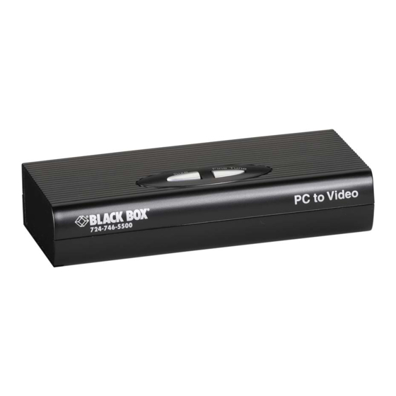 Black Box AC336A Specifications