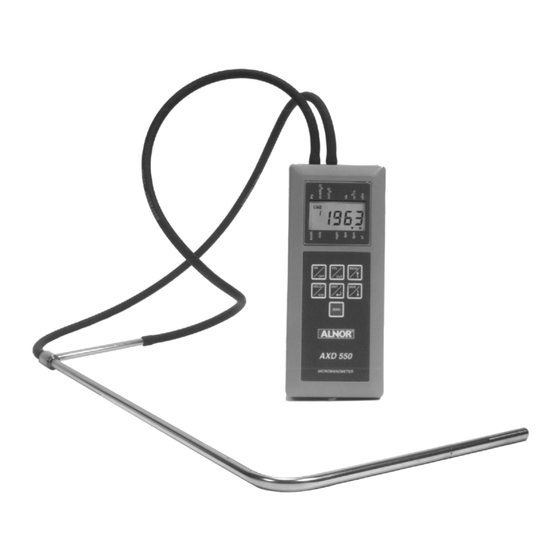 TSI Instruments ALNOR AXD 550 Owner's Manual