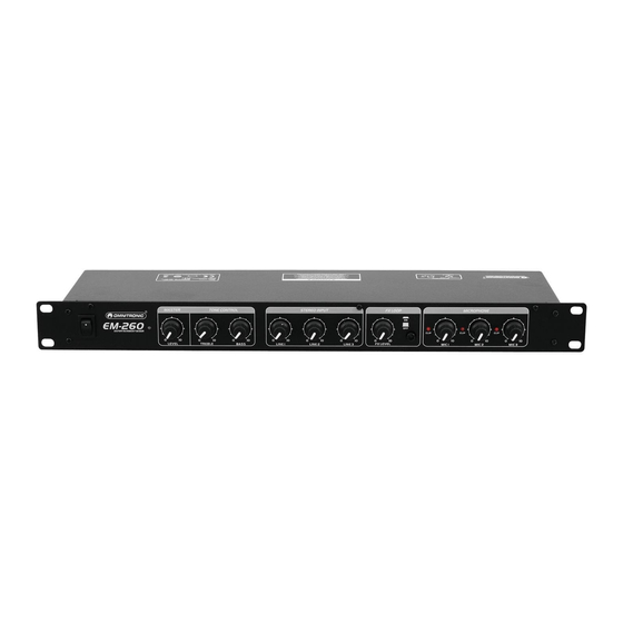 Omnitronic EM-260B User Manual