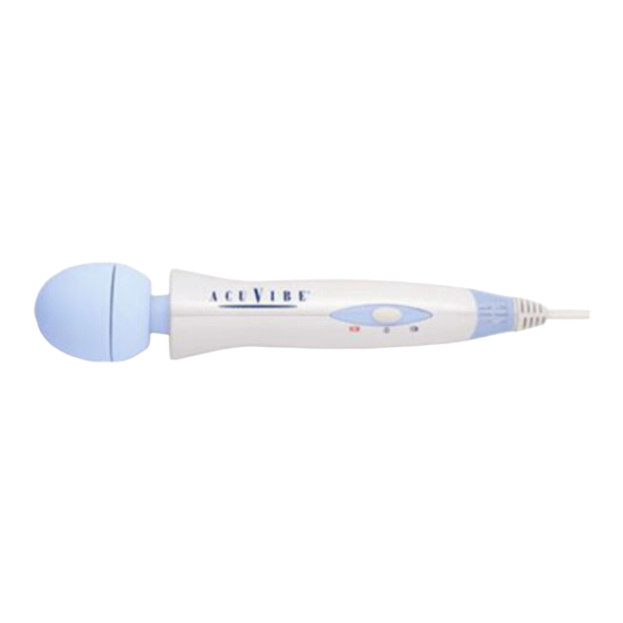 Interactive Health Acuvibe AV-75 Use & Care Manual