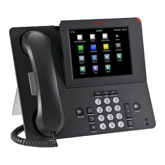 Avaya 9670G User Manual