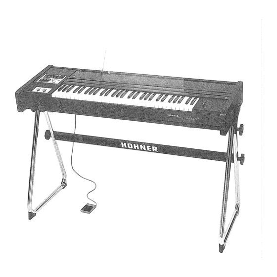 Hohner Pianet/Clavinet DUO Instruction Manual