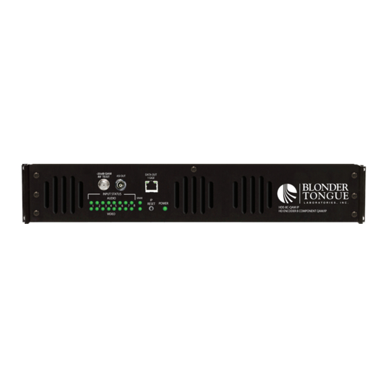 Blonder tongue HDE-8C-QAM/IP/Opt 2 User Manual