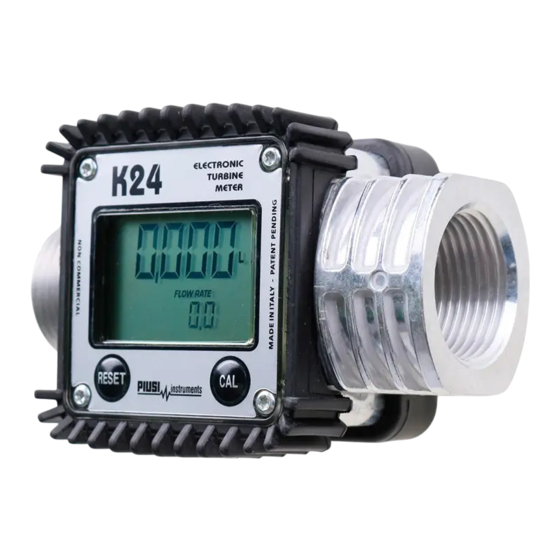 Piusi K24 Use, Maintenance And Installation Manual