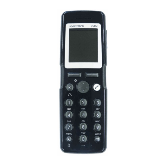 SpectraLink  7502 User Manual