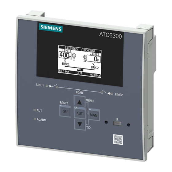 Siemens 3KC ATC6300 Operating Instructions Manual