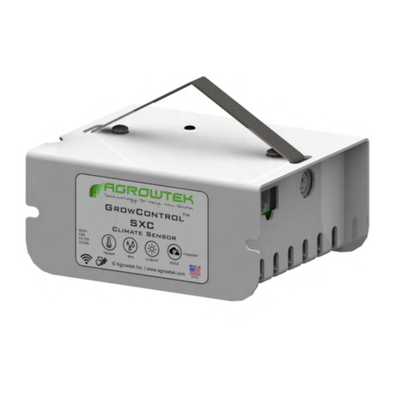 Agrowtek SXC Installation Manual