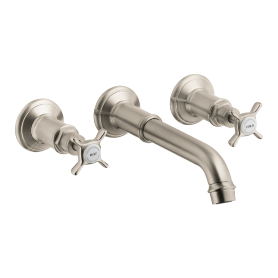 Hans Grohe AXOR Montreux 16532 Series Manual