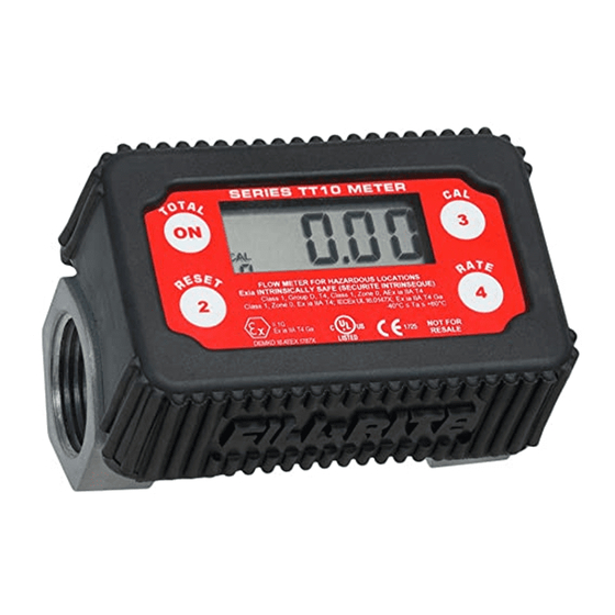 Tuthill FILL-RITE TT10AN Operation And Safety Manual