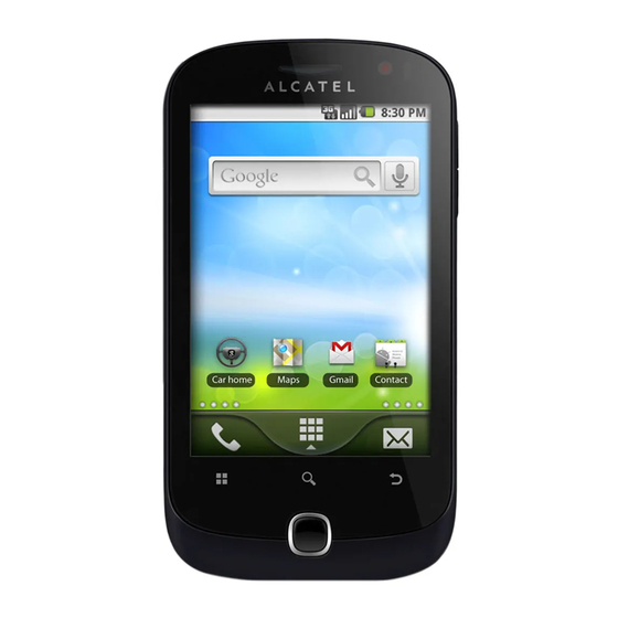 Alcatel onetouch 990A Quick Start Manual