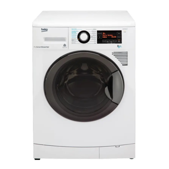 Beko WDA 8514 AT Manuals