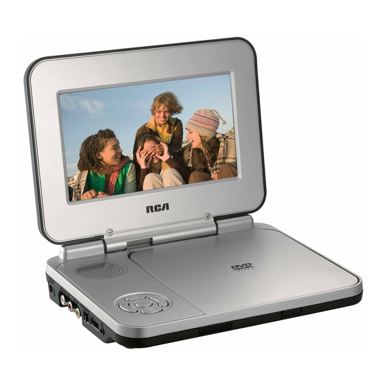 RCA DRC6317E - Portable DVD Player Manual De Usuario
