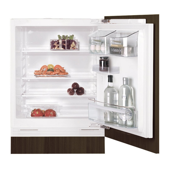DeDietrich DRF 913 JE Refrigerator Manuals