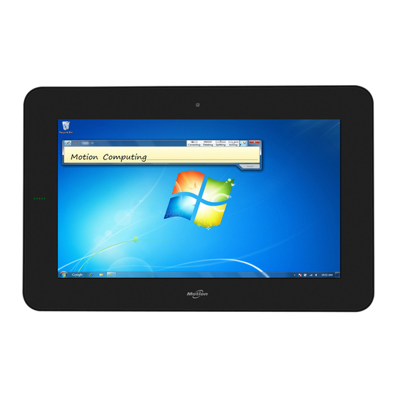 Motion CL900 TABLET PC FWS-001 Important Information & Warranty