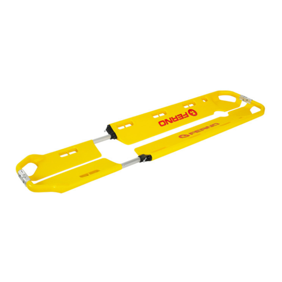 Ferno SCOOP EXL Stretcher User And Maintenance Manual