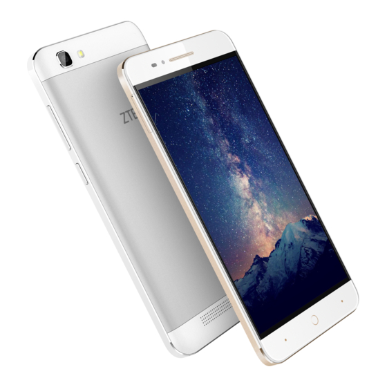 Zte Blade V6 Quick Start Manual
