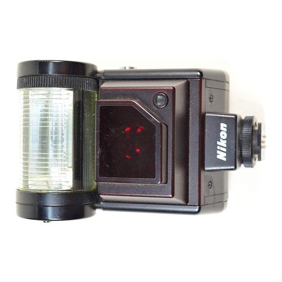 NIKON AUTOFOCUS SPEEDLIGHT SB20 INSTRUCTION MANUAL Pdf Download
