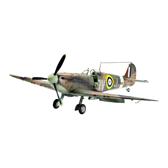REVELL Supermarine Spitfire Mk. IIa Assembly Manual