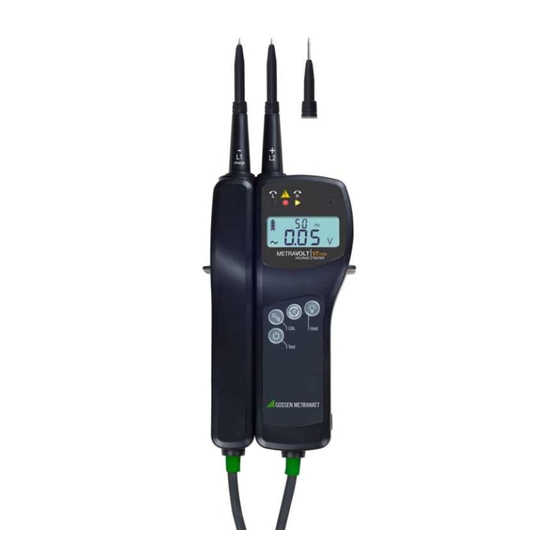 Gossen MetraWatt METRAVOLT  VT 1500 Operating Instructions Manual