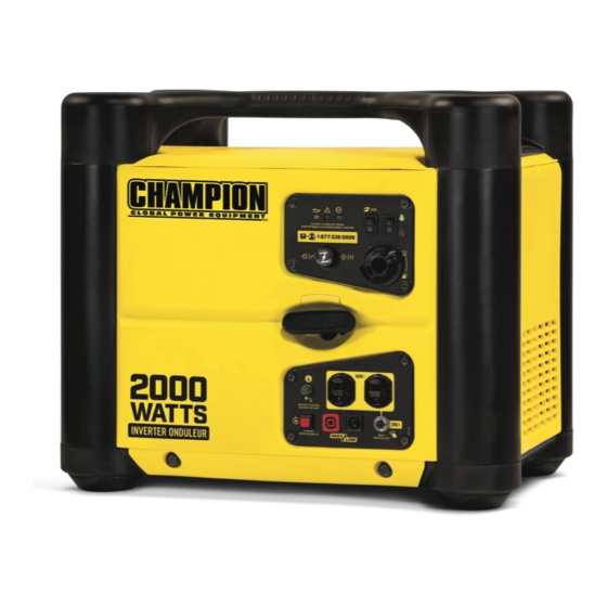 Champion 100455 Manuals