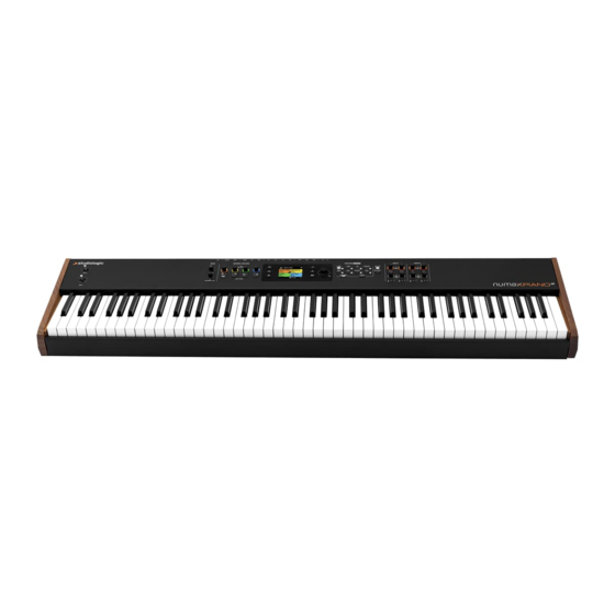 Studiologic Numa X Piano 88 User Manual