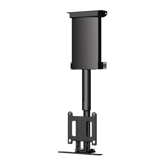 CHIEF Automated Flat Panel Ceiling Lift CM2C40 Installation Instructions Manual