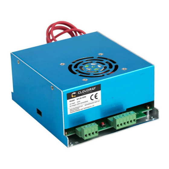 Cloudray MYJG-50 User Manual
