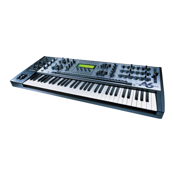 Alesis Andromeda A6 Using Manual