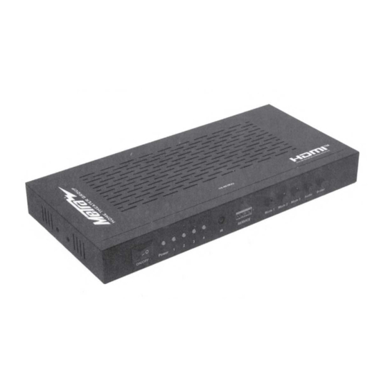 Metra Electronics CS-4X1MVU Quick Start Manual