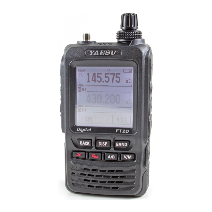 Yaesu FT2DR Instruction Manual