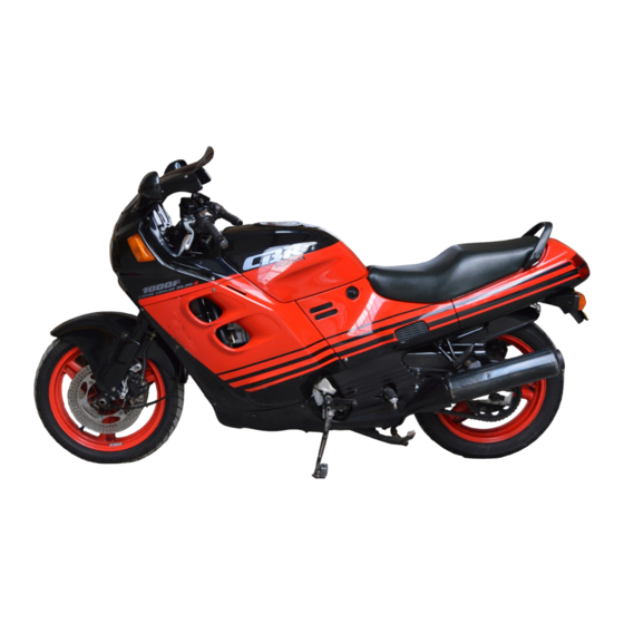 Honda 1989 CBR1000F Owner's Manual