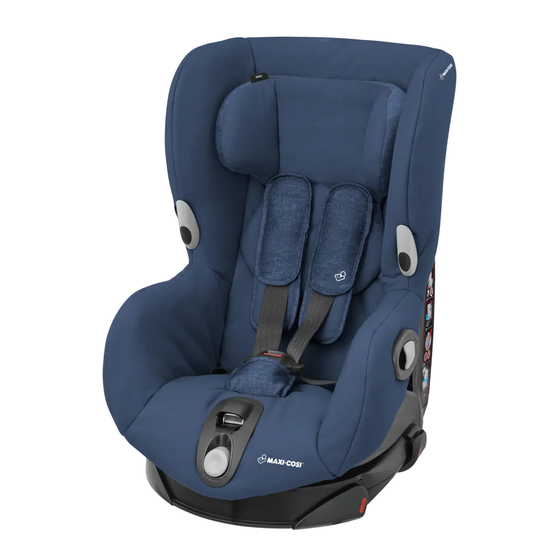 Maxi-Cosi Axiss Instructions For Use & Warranty