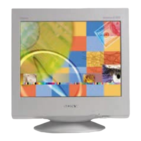Sony Trinitron CPD-E400 Operating Instructions Manual