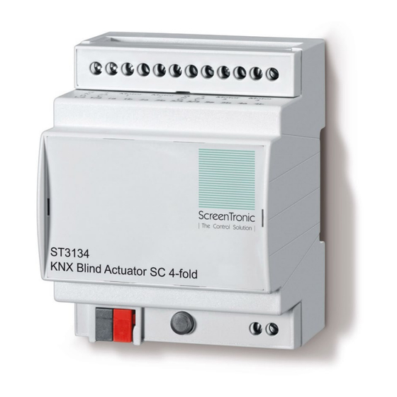 ScreenTronic ST3134 Operation And Installation Manual