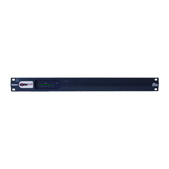 Harman BSS Soundweb London BLU-BOB1 Installation Manual
