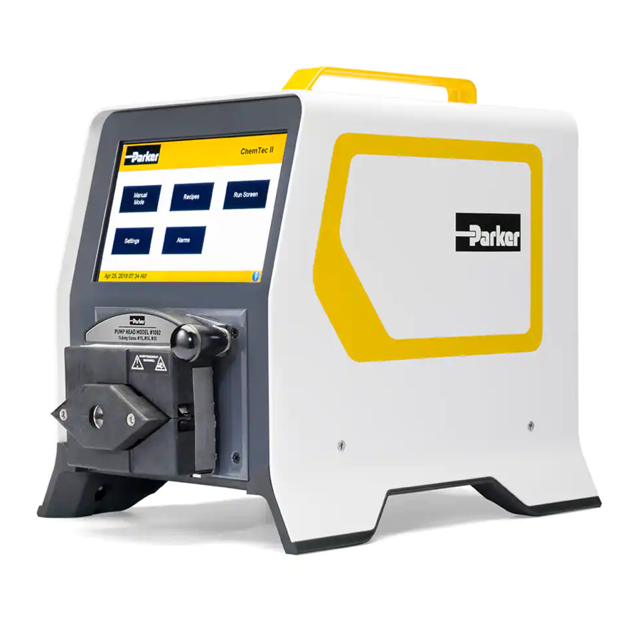 Parker ChemTec II Installation, Operating,  & Maintenance Instructions