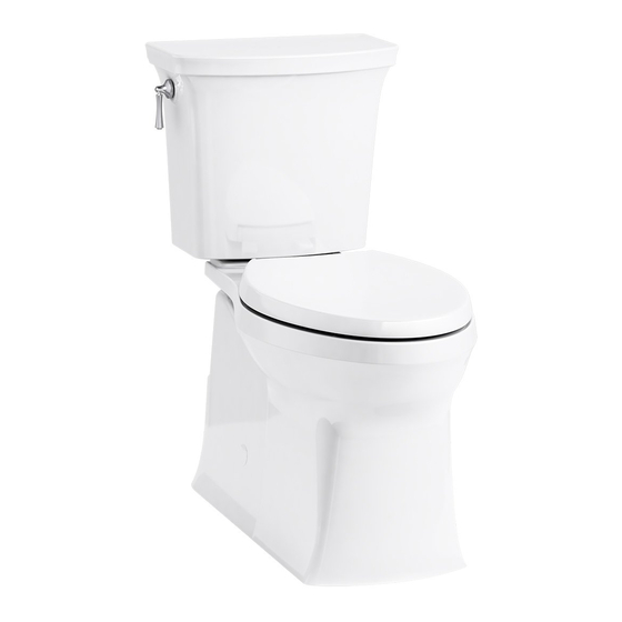 Kohler Corbelle Comfort Height Revolution 360 ContinuousClean K-5709-0 Quick Start Manual