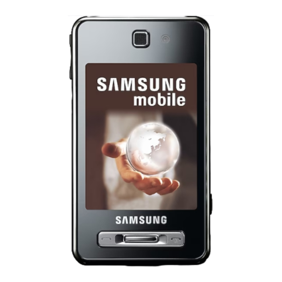 Samsung SGH-F480i User Manual