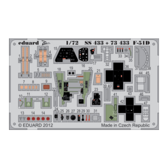 Eduard Zoom F-51D S.A. Quick Start Manual