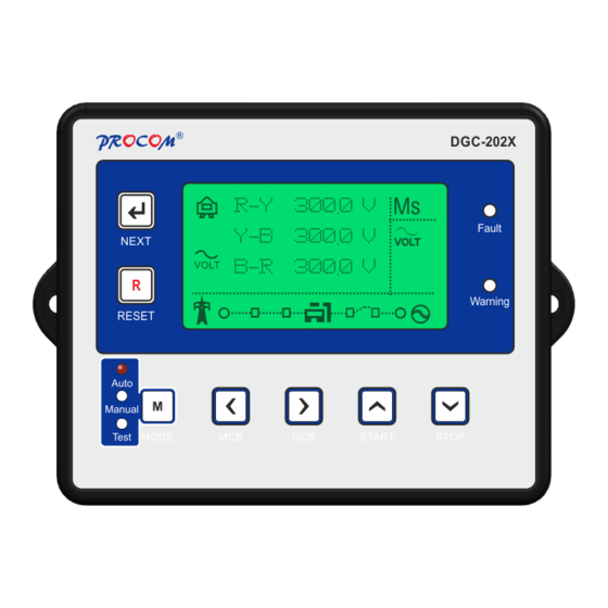 Procom DGC-202 Series Operating Instructions Manual