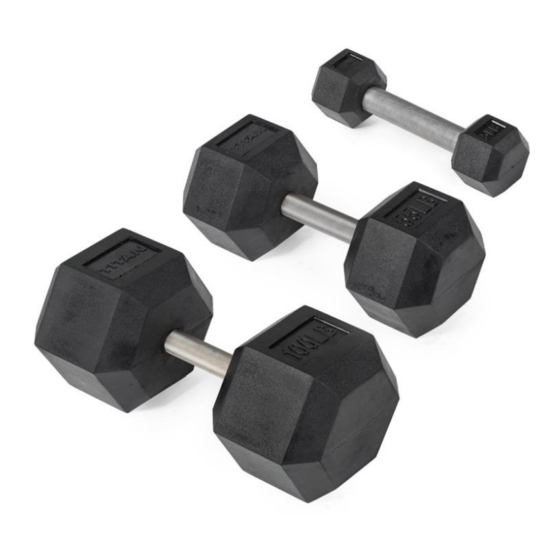 Titan Fitness HEXDBST 5 Operator's Manual