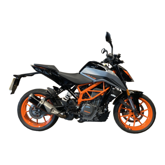 KTM 390 DUKE 2021 Owner's Manual