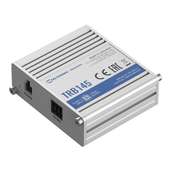 Teltonika TRB145 Power Manual