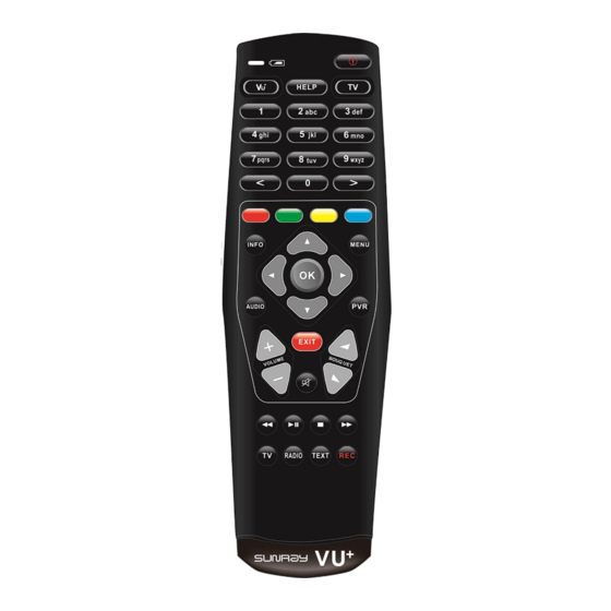 SUNRAY VU+ SOLO User Manual
