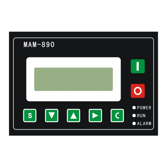 SCC MAM – 890 Operation Manual