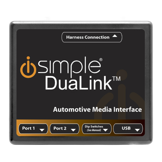 iSimple PXAUX Owner's Manual